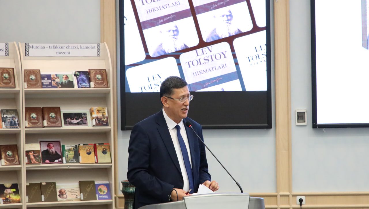 “LEV TOLSTOY HIKMATLARI” KITOBI TAQDIMOTI O‘TKAZILDI