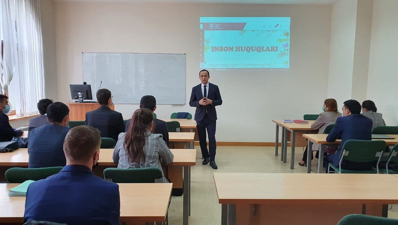 Inson huquqlariga bag'ishlangan mahorat darsi o'tkazildi