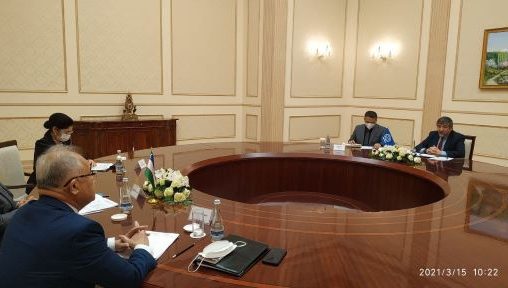 Xalqaro migratsiya tashkilotining Markaziy Osiyo bo'yicha mintaqaviy muvofiqlashtiruvchisi bilan uchrashuv