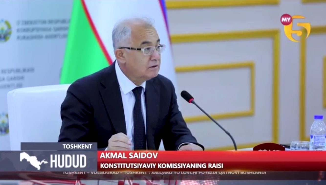 Akmal Saidov: Konstitutsiyaviy qonun loyihasi muhokamasiga bag‘ishlangan tadbirlar