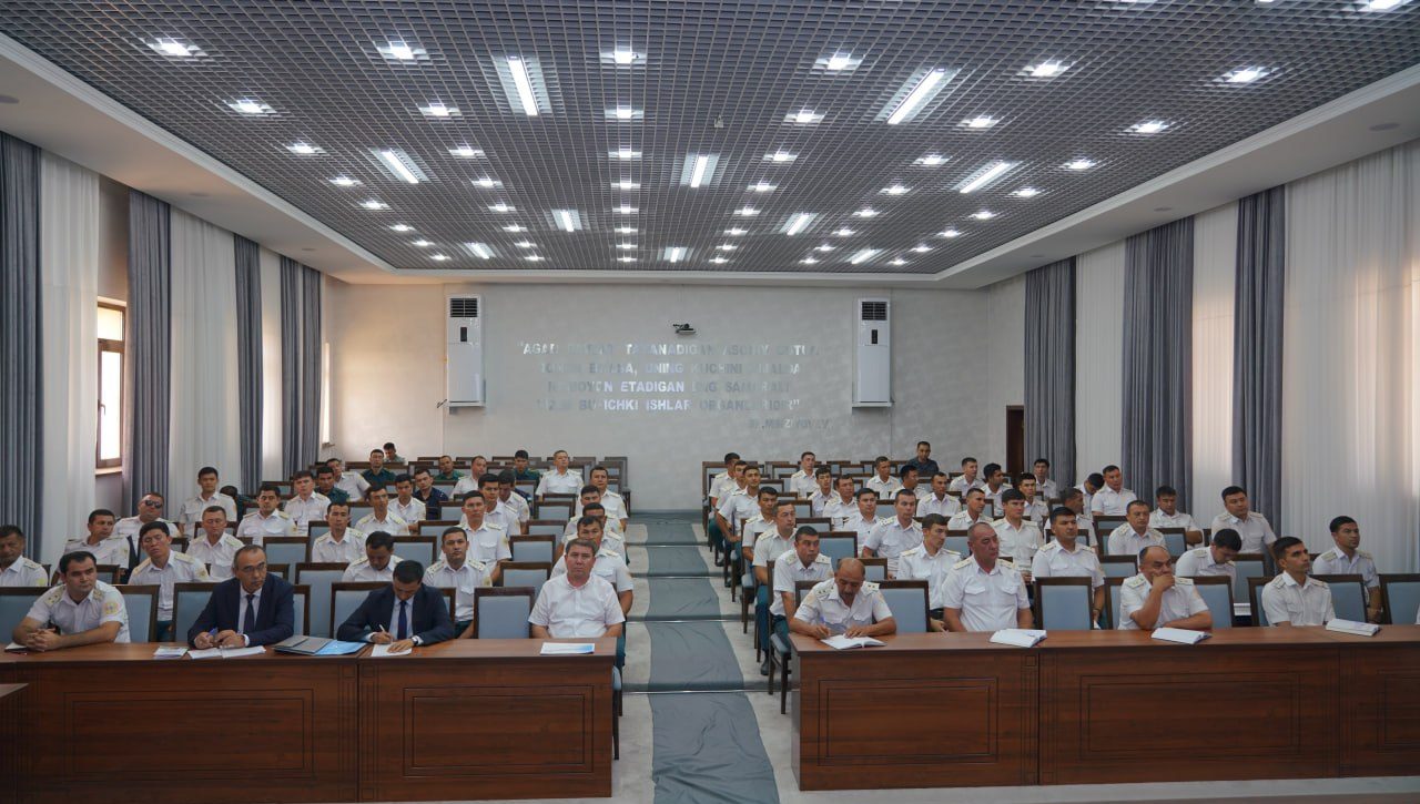 Sirdaryoda profilaktika inspektorlari uchun seminar-trening o‘tkazildi