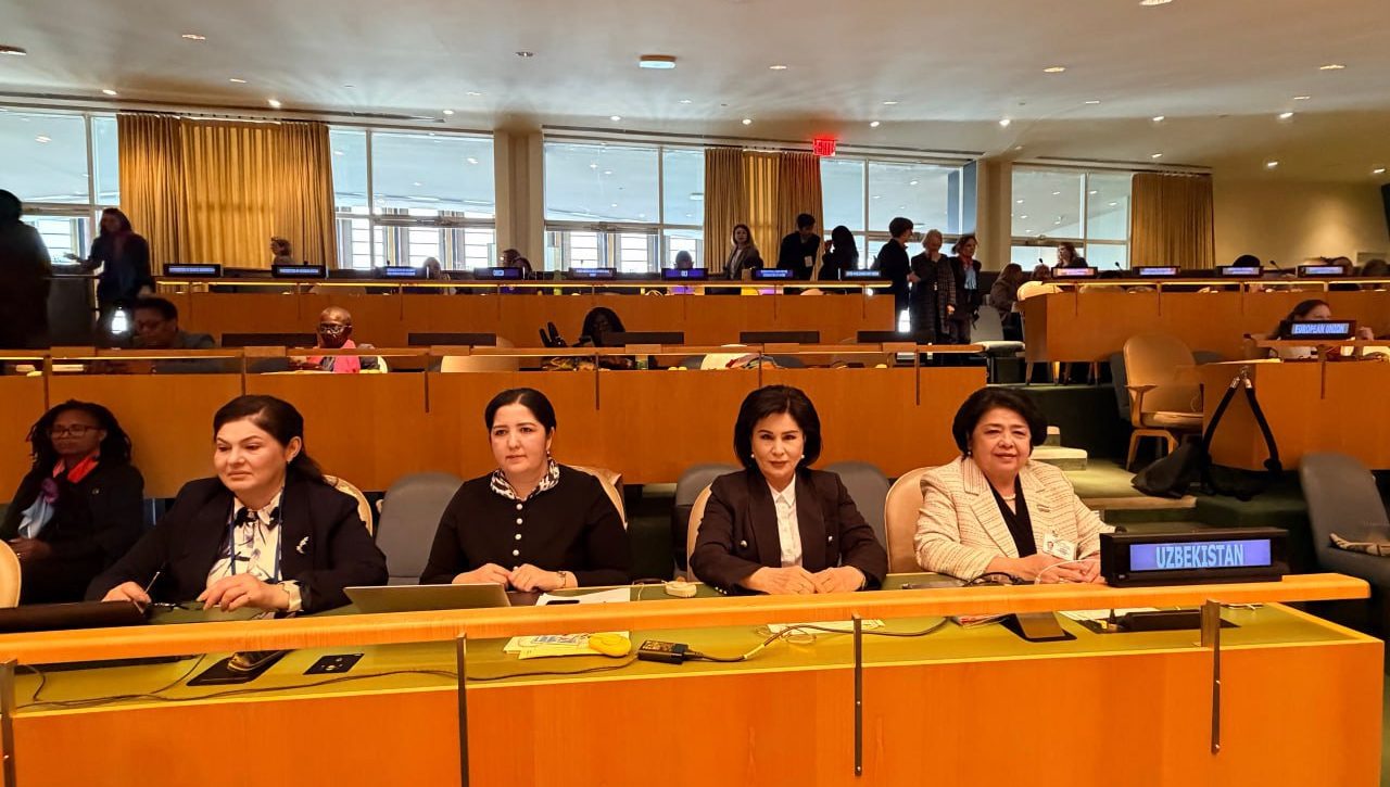 O‘zbekiston delegatsiyasi BMTning Xotin-qizlar holati bo‘yicha komissiyasining 70-yubiley sessiyasida ishtirok etmoqda