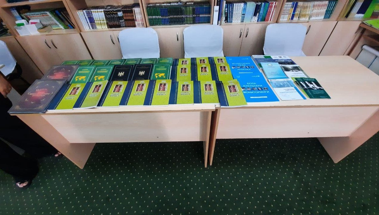 Gulistonlik bolajonlarga – Markazdan kitoblar yetkazildi