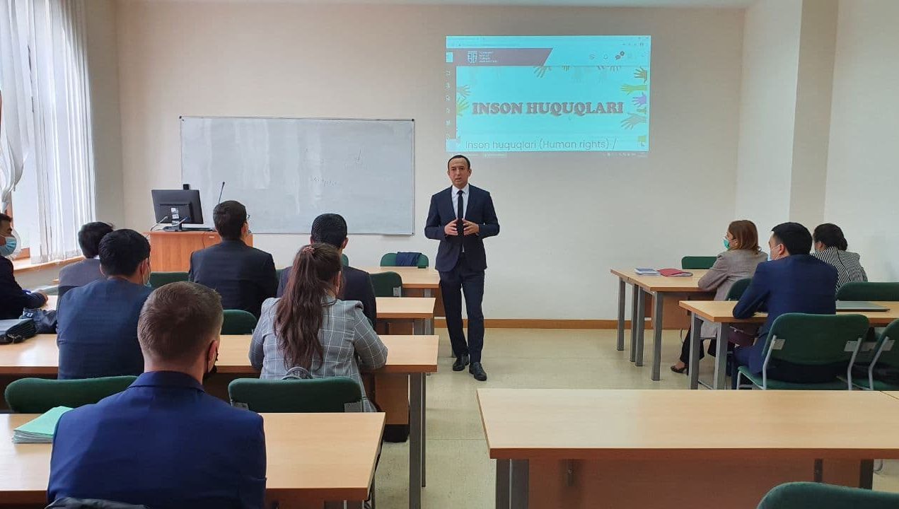 Inson huquqlariga bag'ishlangan mahorat darsi o'tkazildi