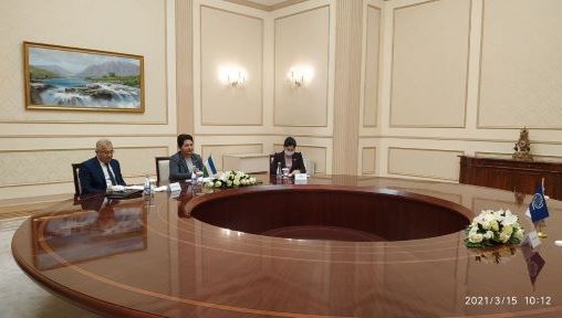 Xalqaro migratsiya tashkilotining Markaziy Osiyo bo'yicha mintaqaviy muvofiqlashtiruvchisi bilan uchrashuv