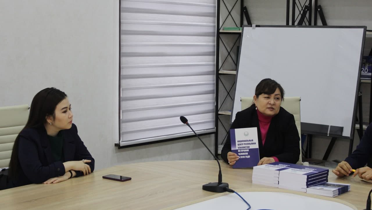 “Inson huquqlariga oid xalqaro huquq” mutaxassisligi magistratura talabalari bilan uchrashuv bo‘ldi