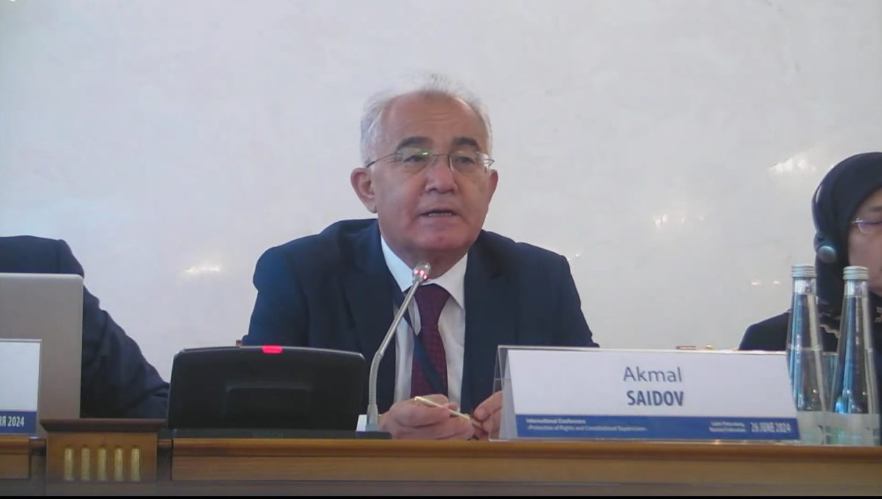 Akmal Saidov Sankt-Peterburgda o‘tkazilgan xalqaro yuridik forumda ishtirok etdi