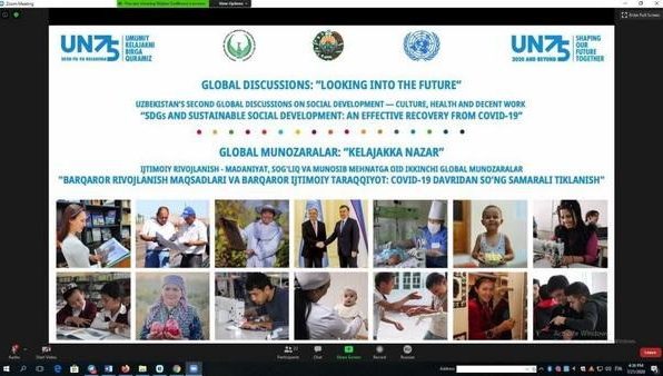 Xalqaro forum: Pandemiyadan keyin samarali tiklanish yo'llari muhokama etildi
