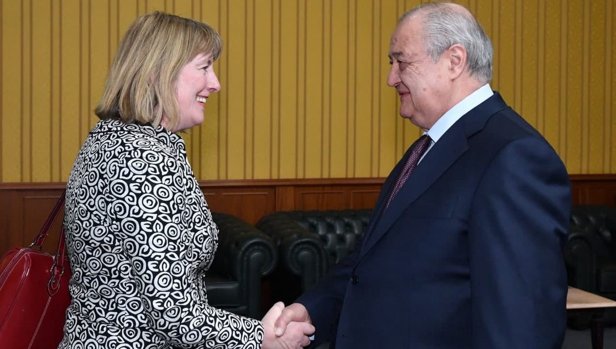 Abdulaziz Komilov BMT maxsus maʼruzachisi Fionnuala Ni Aolayn bilan uchrashdi