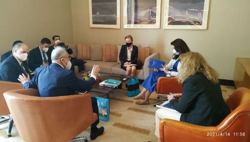 Inson huquqlari bo'yicha milliy markazda YeXHTning amaldagi raisi, Shvetsiya Qirolligi tashqi ishlar vaziri Ann Linde bilan uchrashuv bo'ldi