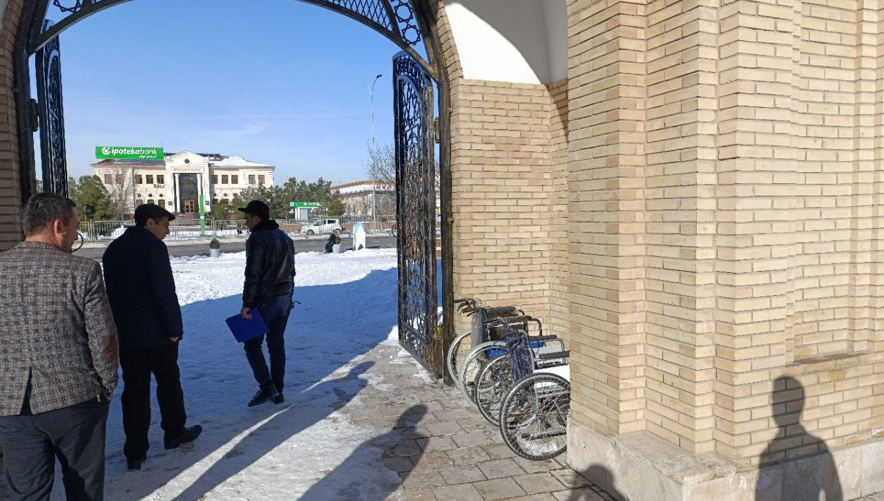 Nogironligi bo‘lgan shaxslar uchun yaratilgan to‘siqsiz muhit holati