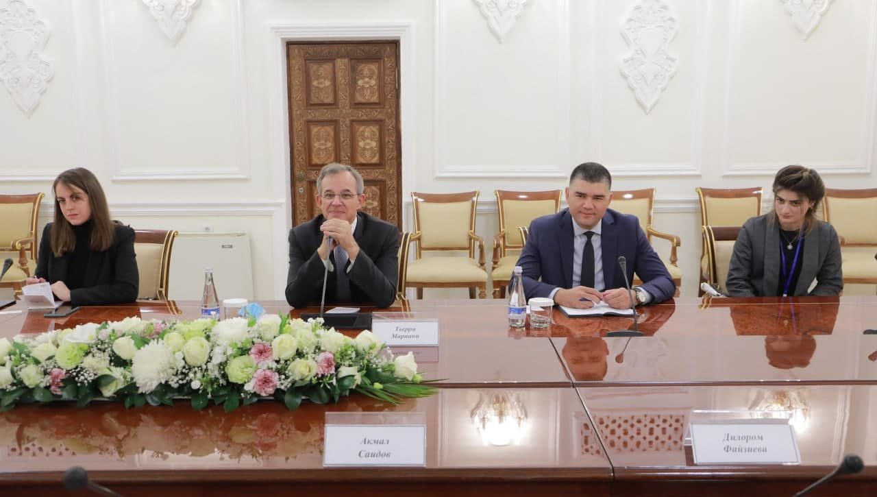 Yevropa parlamenti deputati T.Mariani bilan uchrashuv
