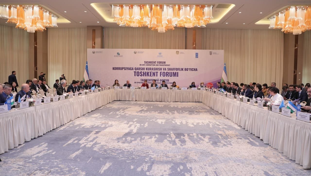 Korrupsiyaga qarshi kurashish va ochiqlik bo‘yicha Toshkent forumi o‘tkazildi