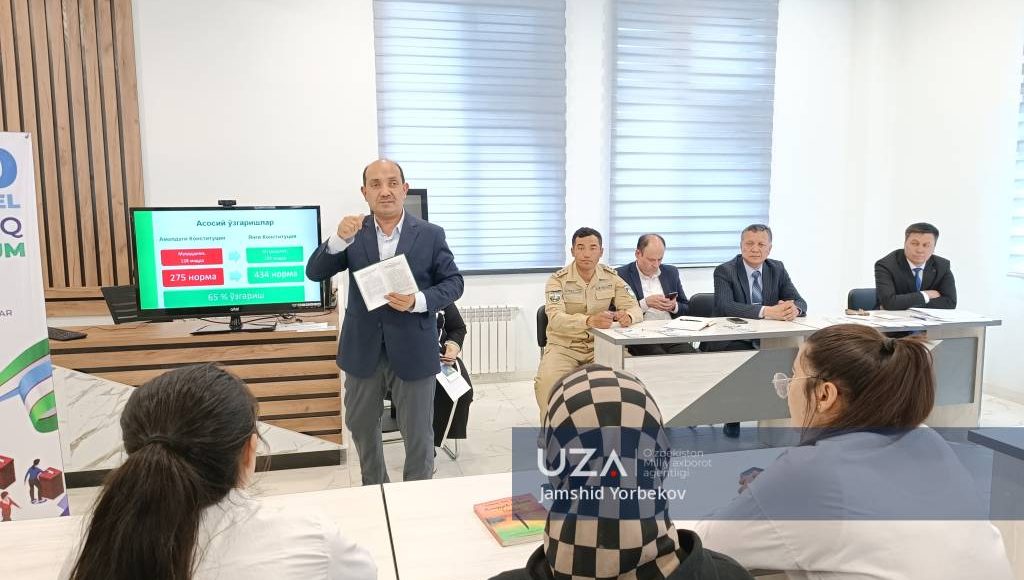 Jizzaxda konstitutsiyaviy islohotlar va bo‘lajak referendum targ‘iboti