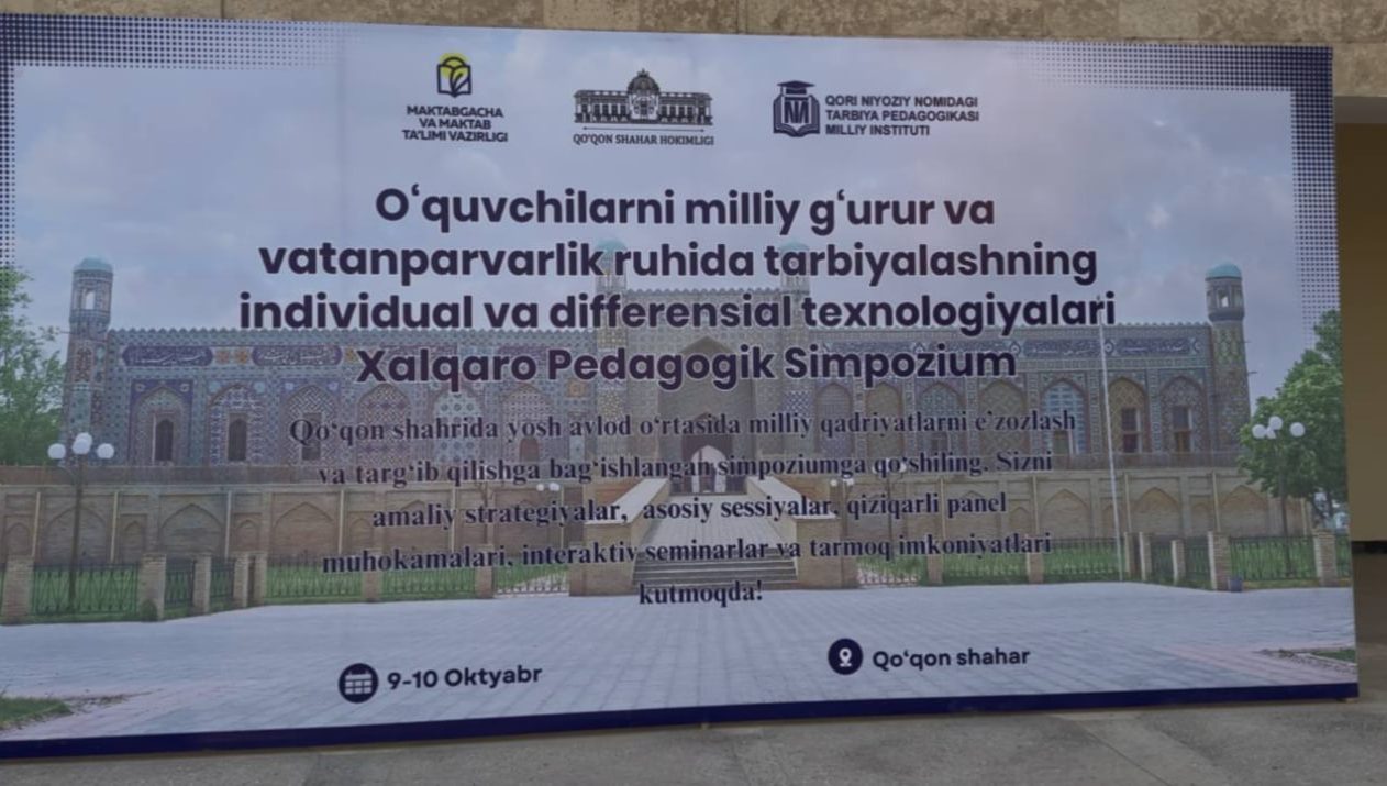 Akmal Saidov Qo‘qonda ochilgan xalqaro pedagogik simpoziumda onlayn ishtirok etdi
