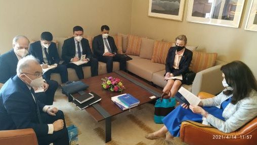 Inson huquqlari bo'yicha milliy markazda YeXHTning amaldagi raisi, Shvetsiya Qirolligi tashqi ishlar vaziri Ann Linde bilan uchrashuv bo'ldi