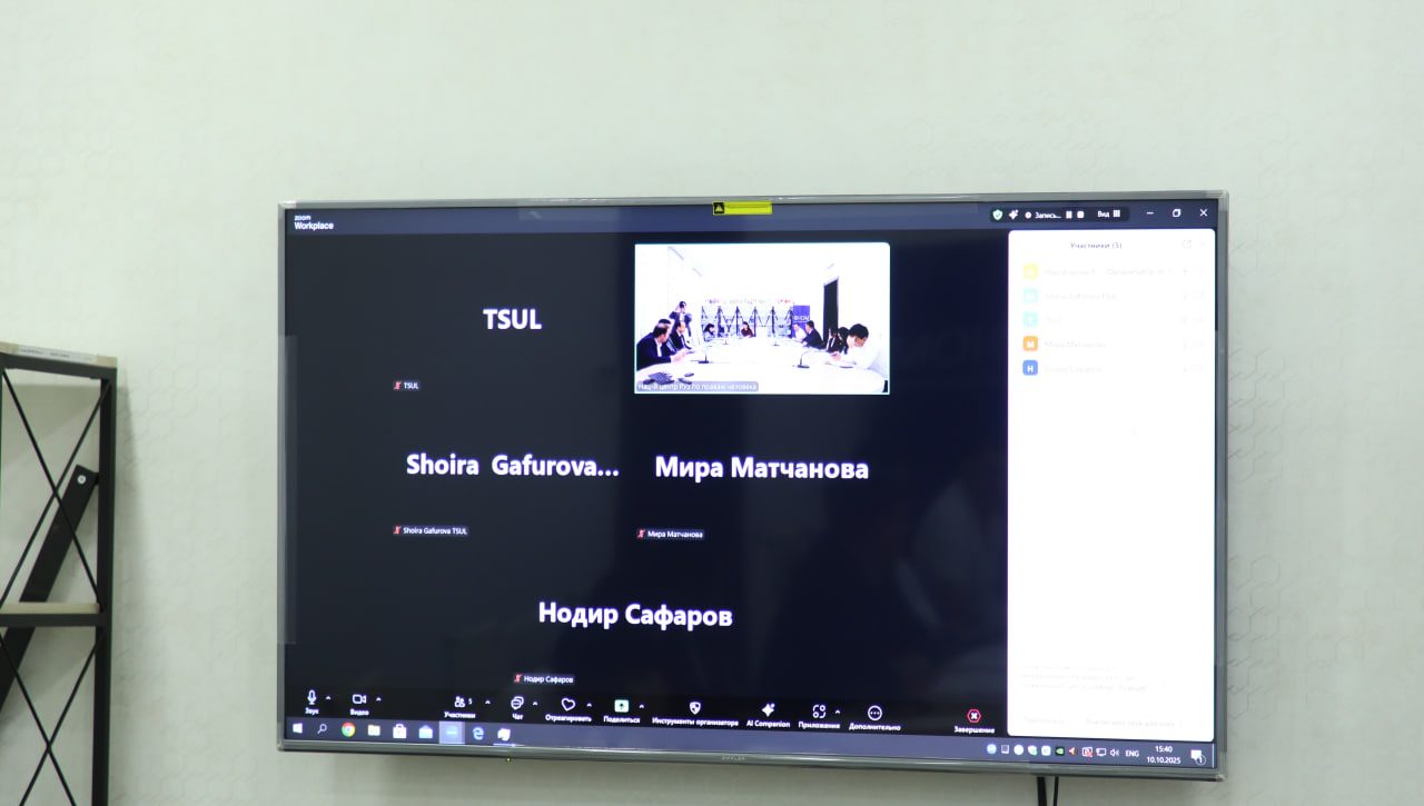 Milliy markazda yosh olimlar bilan davra suhbati