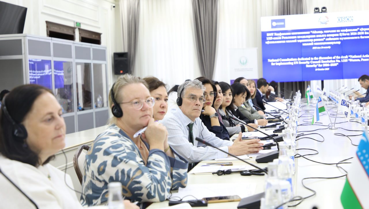 “Ayollar, tinchlik va xavfsizlik” rezolyutsiyasining 2026–2030-yillarga mo‘ljallangan Milliy harakatlar dasturi bo‘yicha milliy maslahatlashuv natijalari
