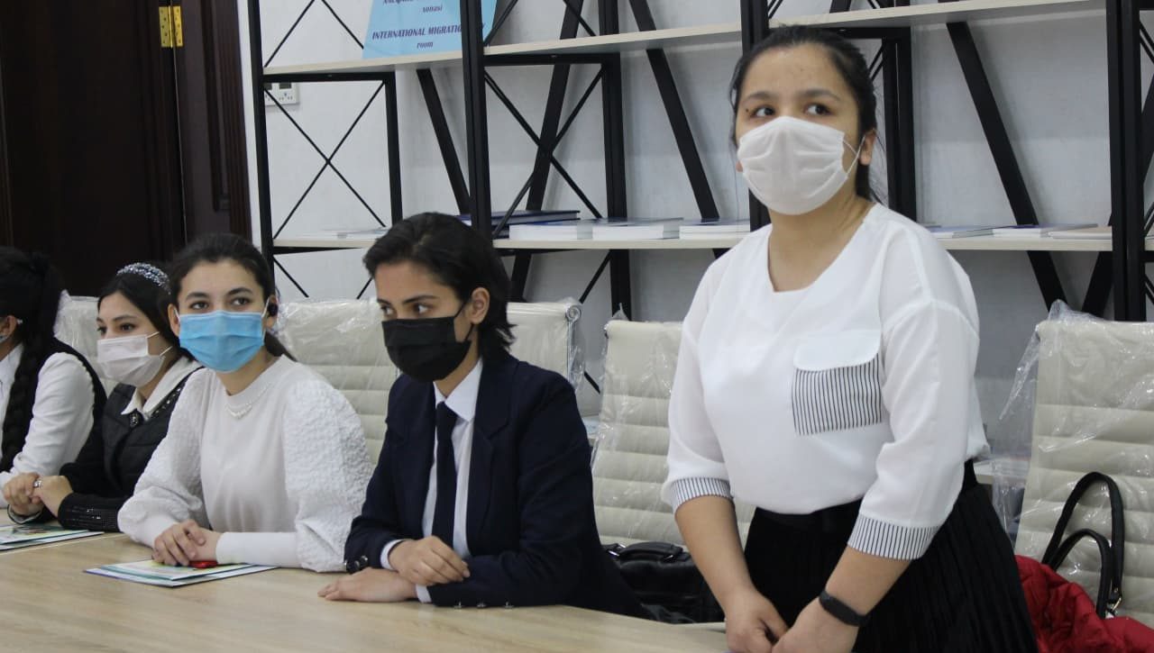Toshkent shahar yuridik texnikumi o'quvchilari uchun  mahorat darsi o'tkazildi