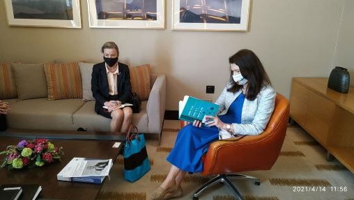 Inson huquqlari bo'yicha milliy markazda YeXHTning amaldagi raisi, Shvetsiya Qirolligi tashqi ishlar vaziri Ann Linde bilan uchrashuv bo'ldi