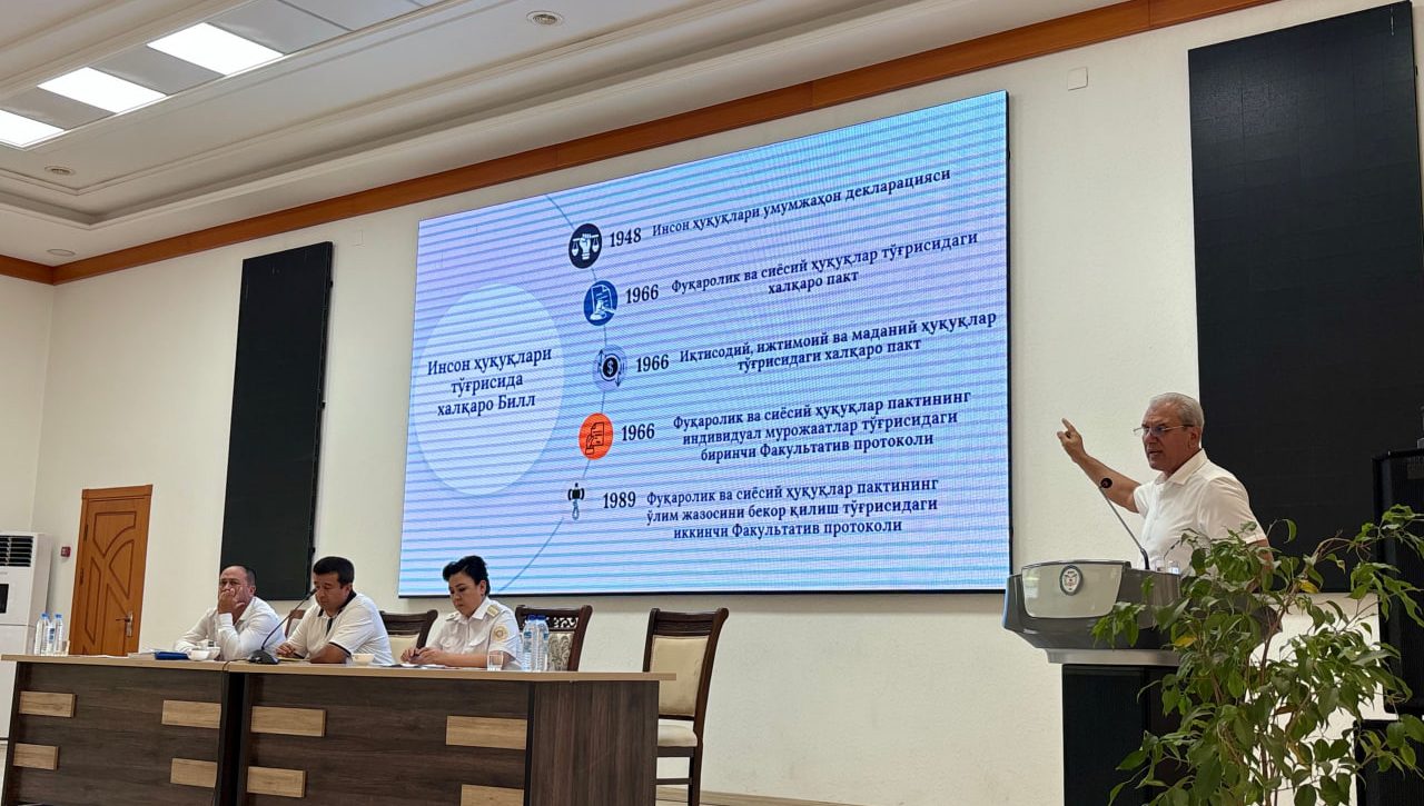Denovda profilaktika inspektorlari uchun seminar-trening o‘tkazildi