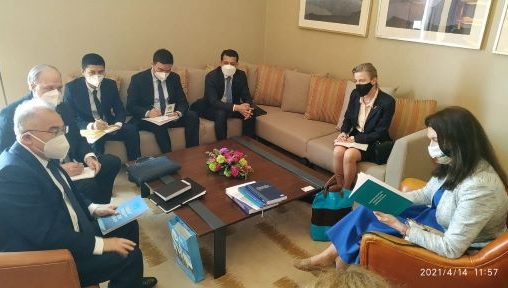 Inson huquqlari bo'yicha milliy markazda YeXHTning amaldagi raisi, Shvetsiya Qirolligi tashqi ishlar vaziri Ann Linde bilan uchrashuv bo'ldi