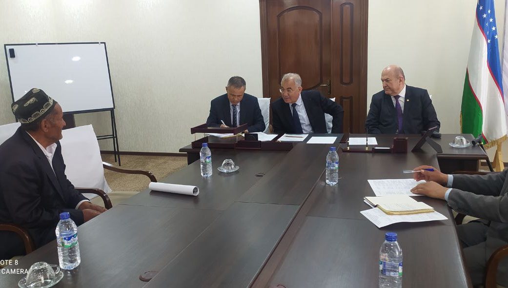 Kasbida fuqarolar bilan sayyor qabul tashkil etildi