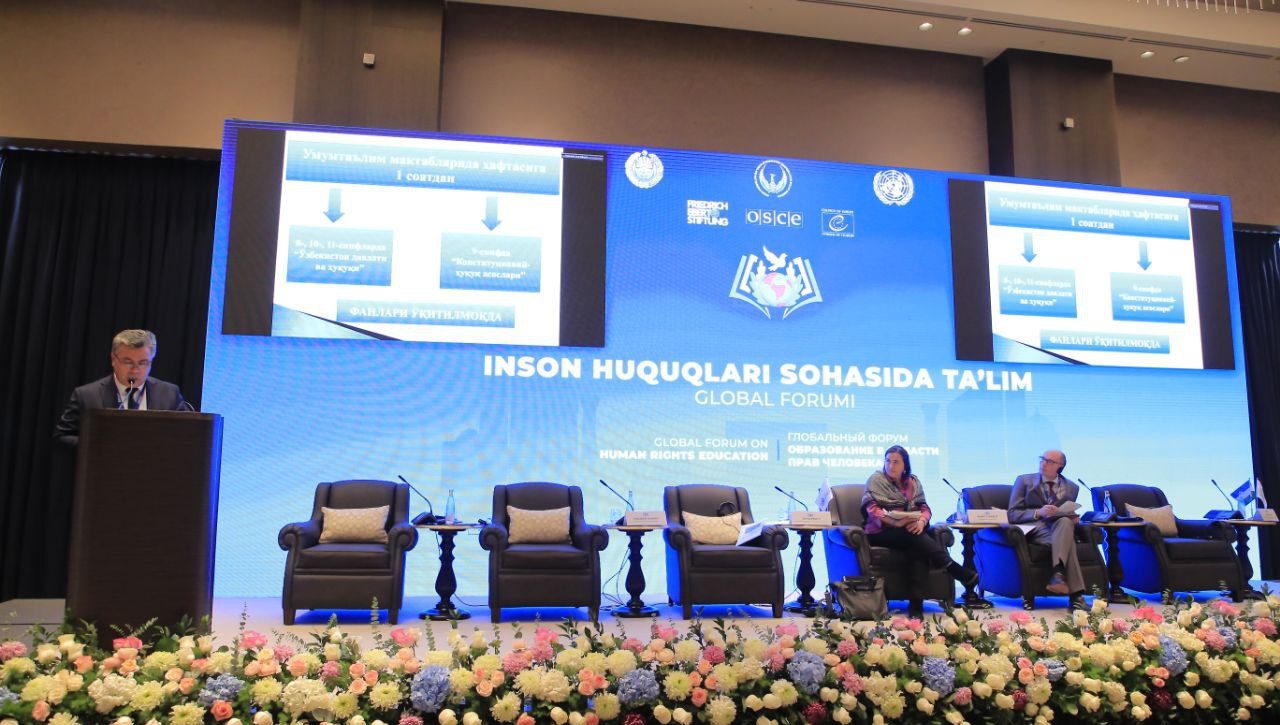 SAMARQAND SHAHRIDA O‘TAYOTGAN XALQARO FORUMDA BOLA HUQUQLARI SOHASIDA YURTIMIZDA AMALGA OSHIRILAYOTGAN ISHLAR HAQIDA SO‘Z YURITILDI
