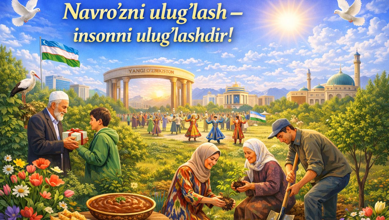 “Navro‘zni ulug‘lash – insonni ulug‘lashdir!” 