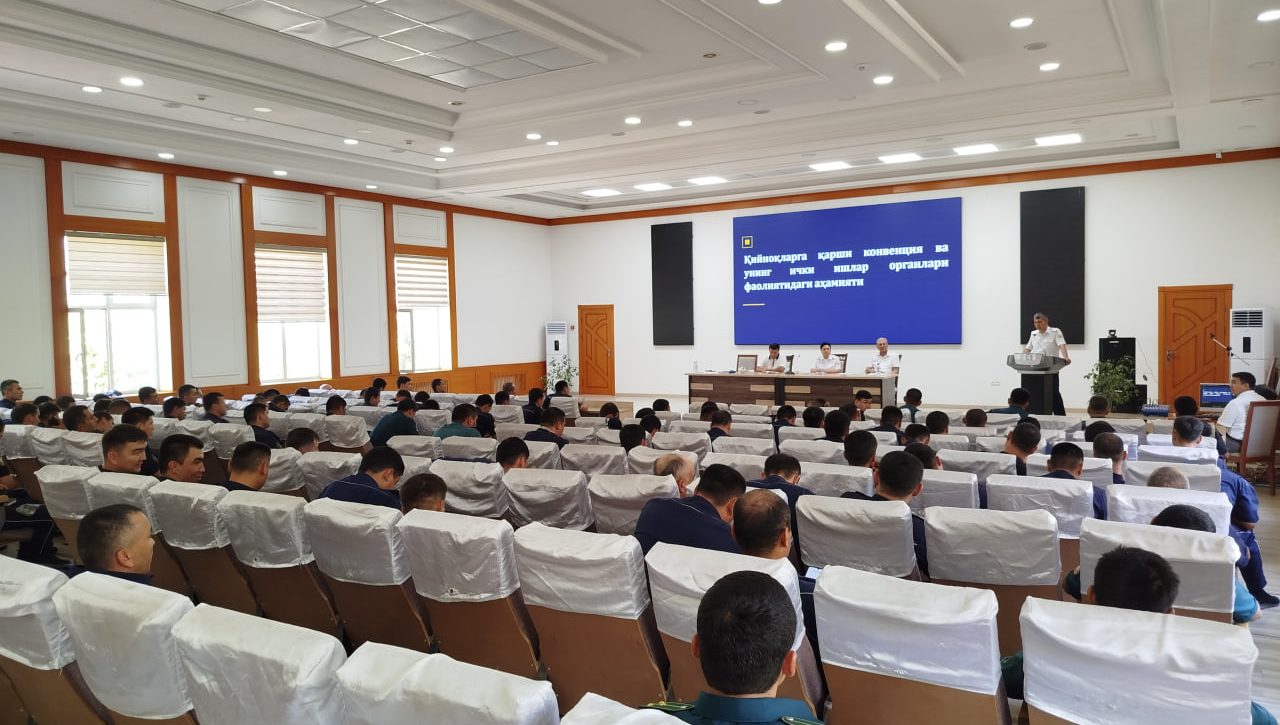 Denovda profilaktika inspektorlari uchun seminar-trening o‘tkazildi