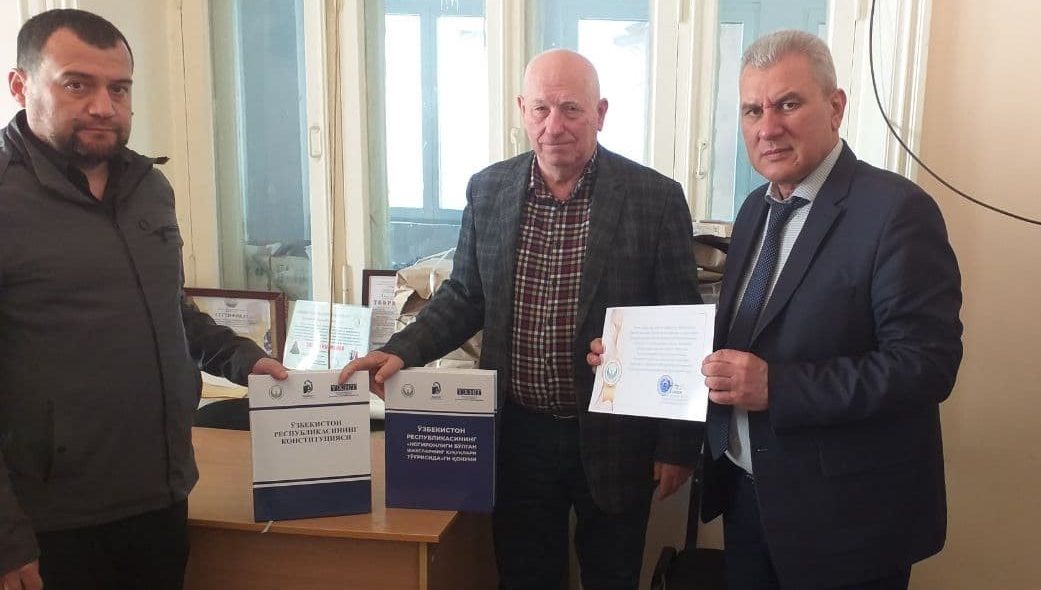 Brayl yozuvidagi huquqiy nashrlar “Kitobxonlik haftaligi” doirasida beg'araz tarqatildi