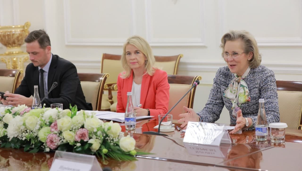 Spiker N. Ismoilov M.Sederfelt boshchiligidagi delegatsiya bilan uchrashdi