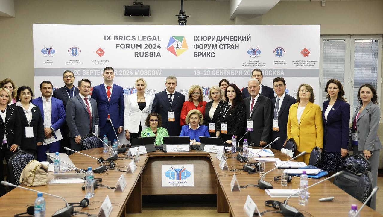 Akmal Saidov BRIKSga a’zo mamlakatlarning IX yuridik forumida ishtirok etmoqda