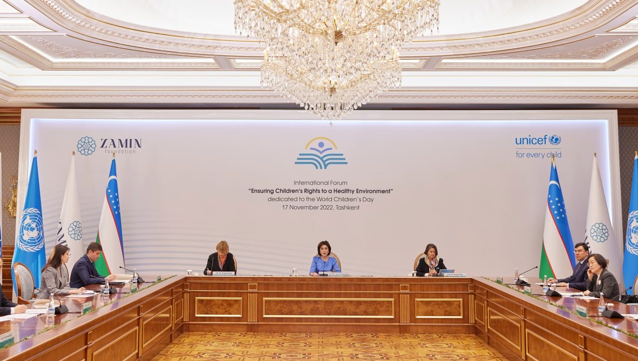 «Zamin» fondi va YUNISEF tomonidan Butunjahon bolalar kuniga bag‘ishlangan xalqaro forum o‘tkazildi
