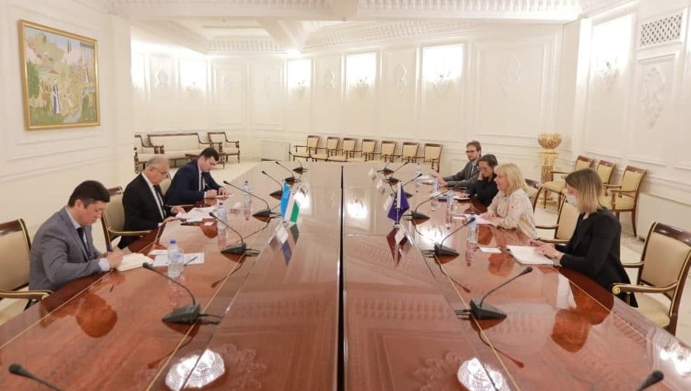 Qonunchilik palatasi Spikerining birinchi o'rinbosari A.Saidov YEIning Markaziy Osiyo bo'yicha maxsus vakili T.Hakalani qabul qildi