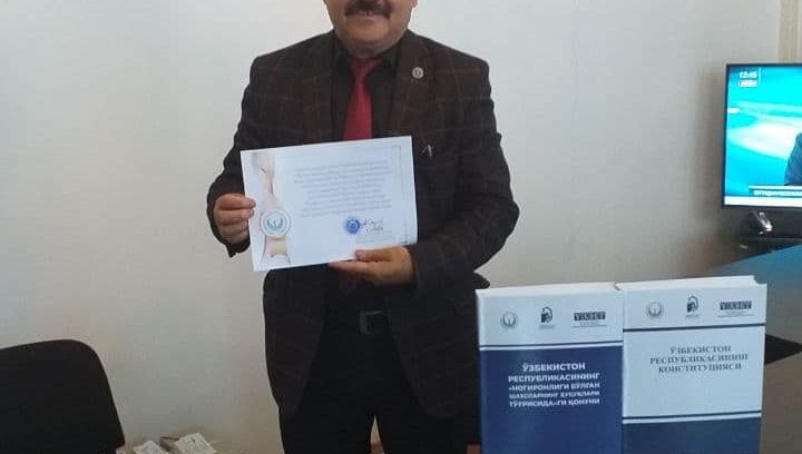 Brayl yozuvidagi huquqiy nashrlar “Kitobxonlik haftaligi” doirasida beg'araz tarqatildi