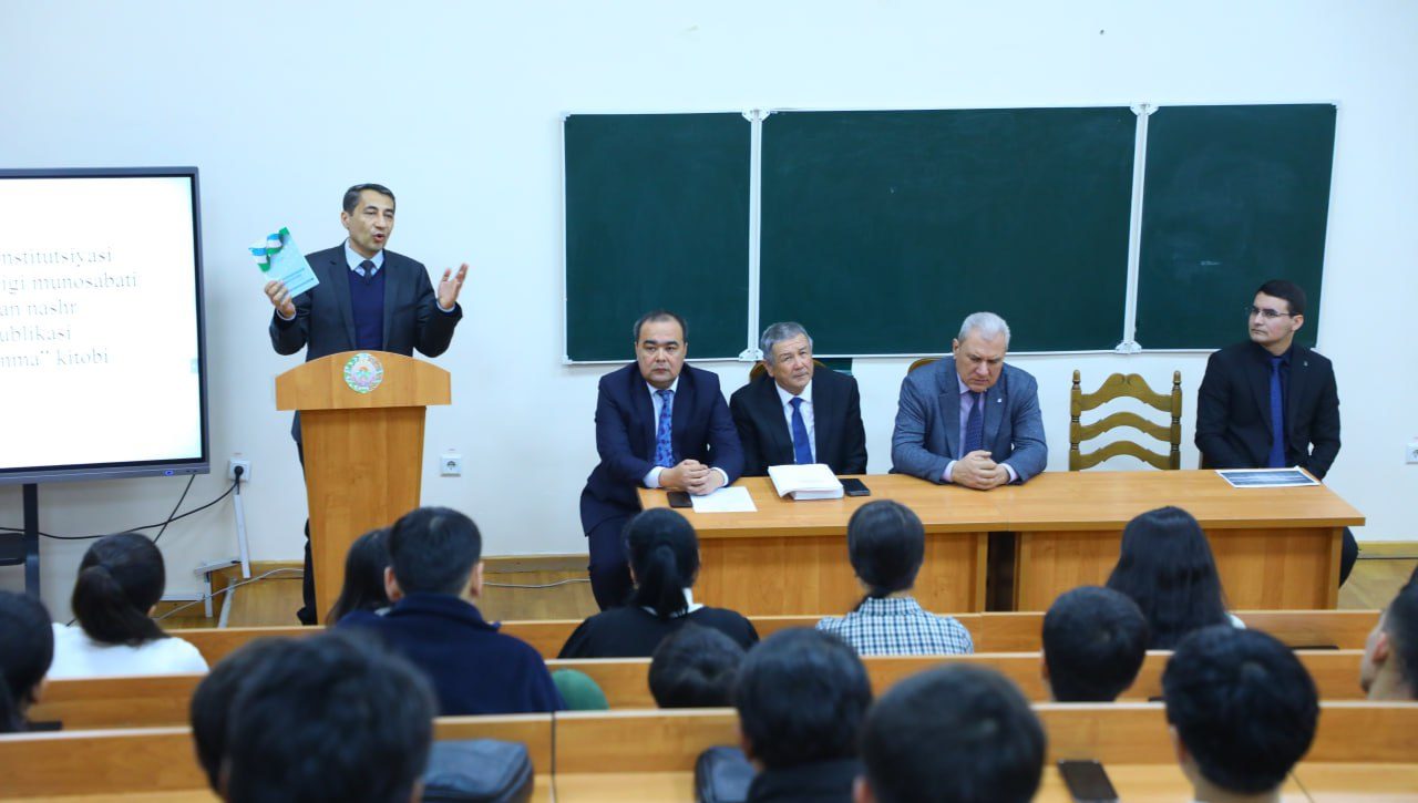 KITOB TAQDIMOTI O‘TKAZILDI