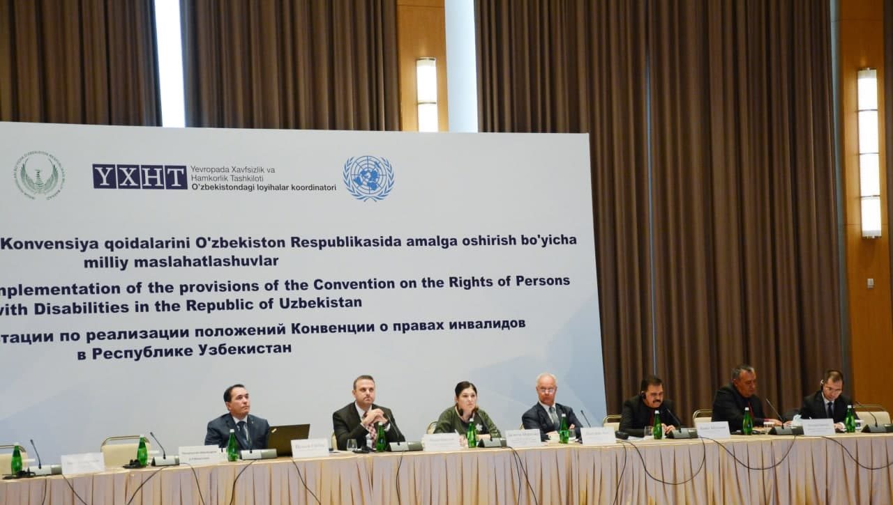 Milliy maslahatlashuv:  O‘zbekistonda nogironlar huquqlari to‘g‘risidagi konvensiya qoidalarini amalga oshirish istiqbollari