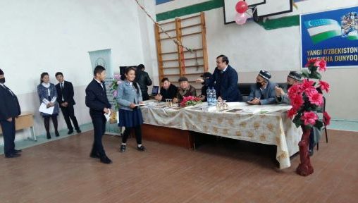 Maktabda Mustaqillikning 30 yilligiga bag'ishlangan mushoira o'tkazildi