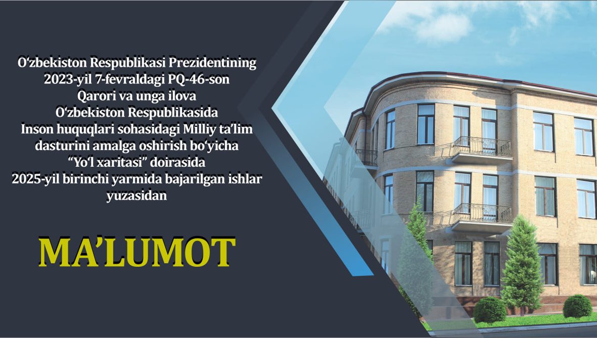MA’LUMOT