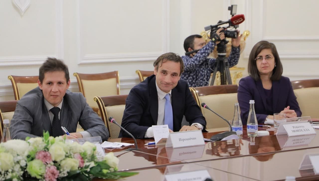 Spiker N. Ismoilov M.Sederfelt boshchiligidagi delegatsiya bilan uchrashdi