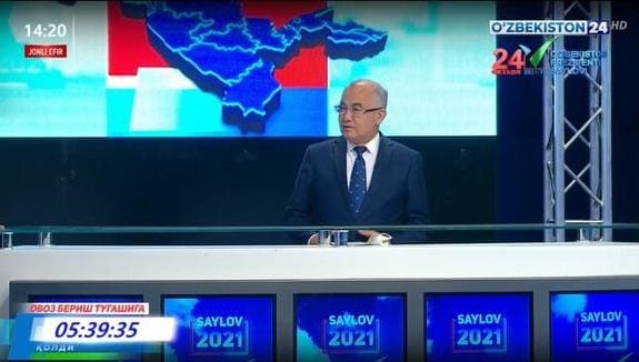 Akmal Saidov saylovning xususiyatlari haqida teleintervyu berdi