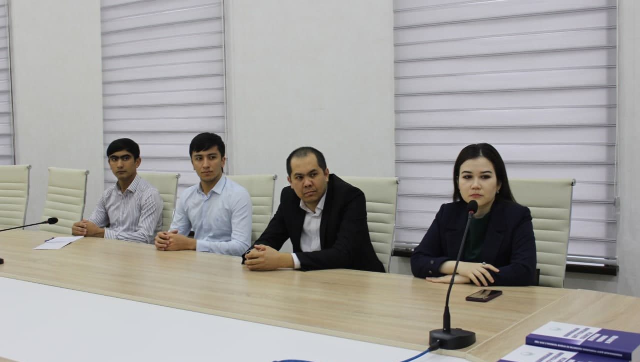 “Inson huquqlariga oid xalqaro huquq” mutaxassisligi magistratura talabalari bilan uchrashuv bo‘ldi