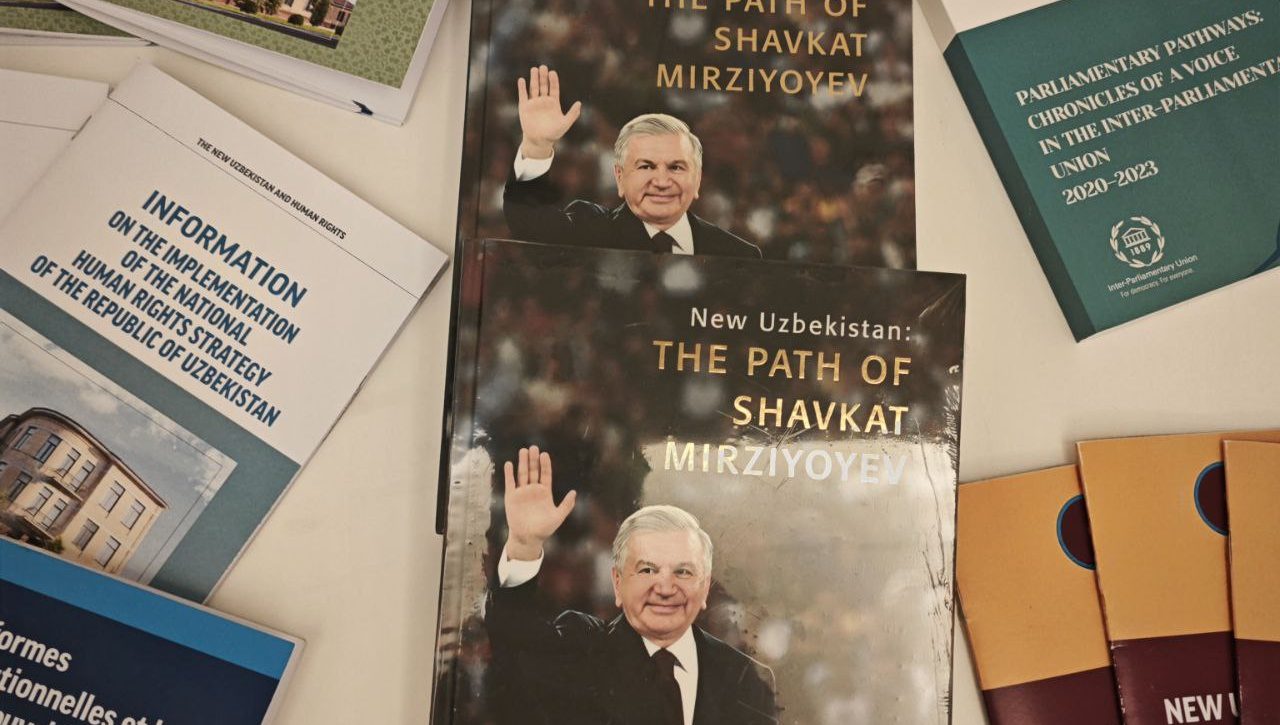 Jenevada “Yangi O‘zbekiston: Shavkat Mirziyoyev yo‘li” kitobining taqdimoti bo‘ldi