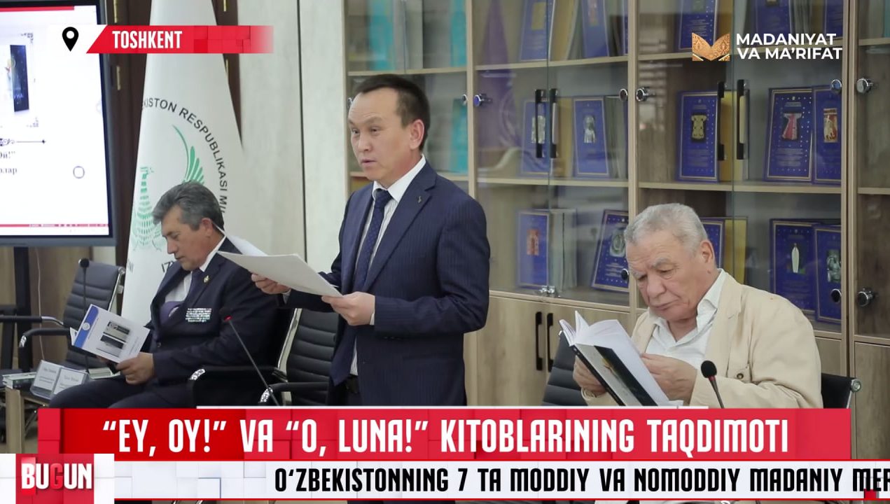 “EY, OY!” VA “O, LUNA!” KITOBLARINING TAQDIMOTI