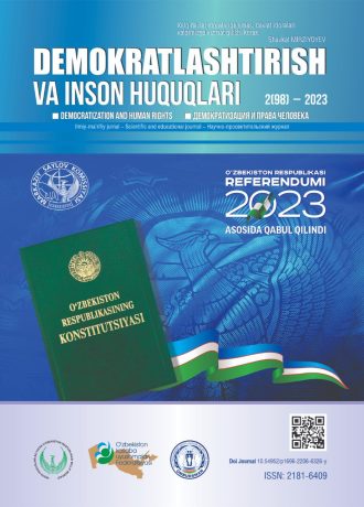 Contents of the Journal of Democratization and Human Rights 2023, Issue 2