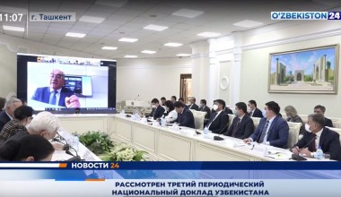 Ўзбекистоннинг Учинчи даврий миллий маърузаси кўриб чиқилмоқда