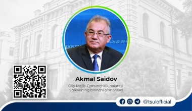 The meeting with Akmal Saidov on the topic 