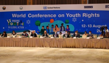 Ёшлар ҳуқуқлари бўйича бутунжаҳон конференцияси (Биринчи кун тафсилотлари - фотолавҳаларда)