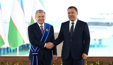 President of Uzbekistan awarded the Order of Manas, 1st Degree